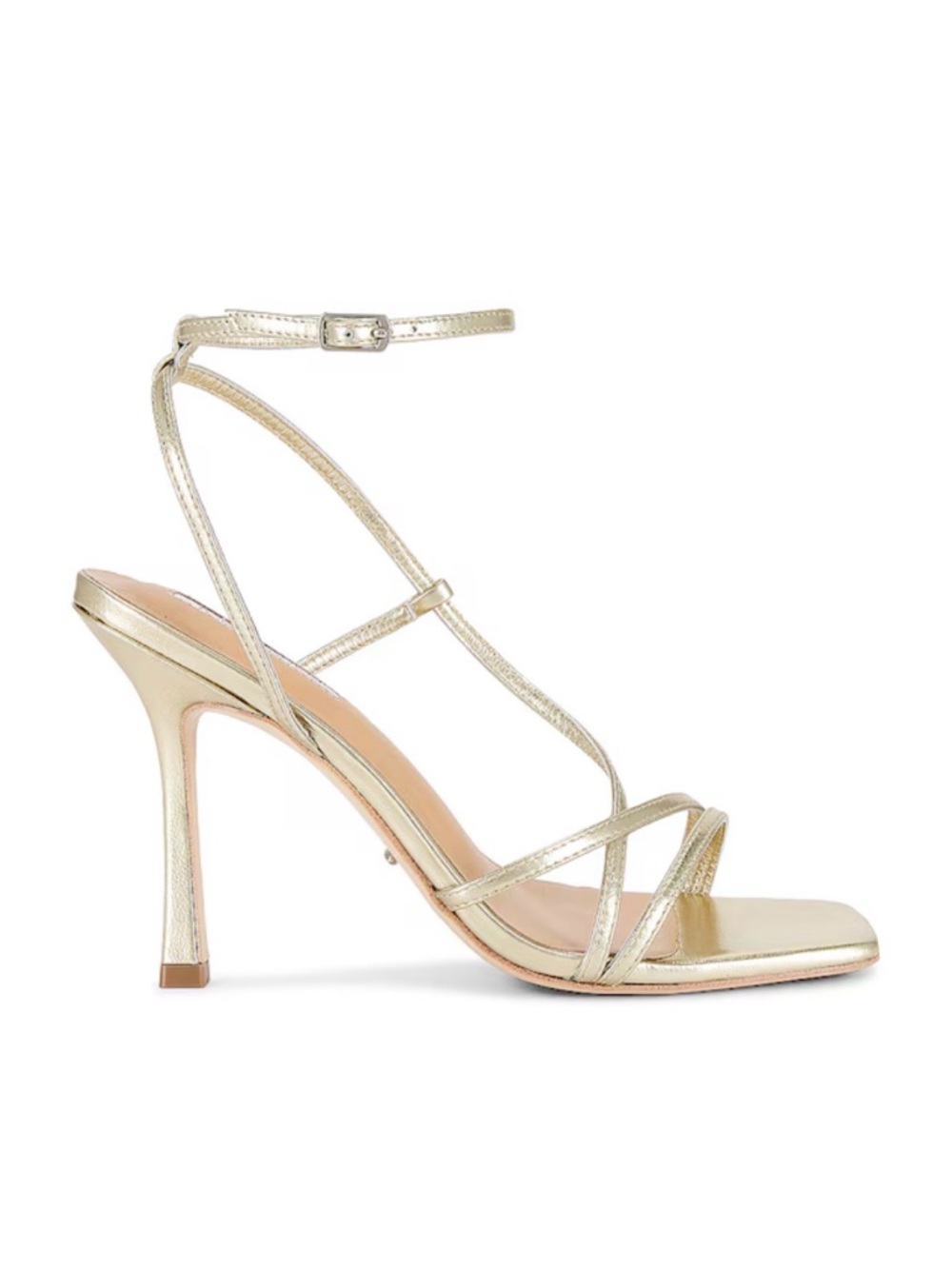 Revolve Tony Bianco franci gold heel sandal size 6 NIB $170 msrp